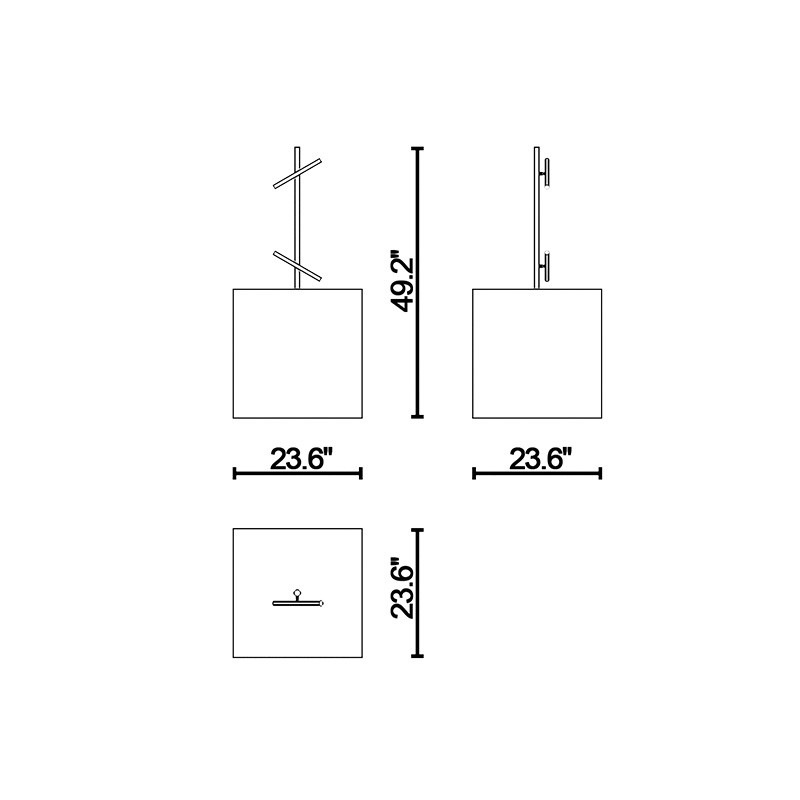 Irregular Light Side Table  - Lagu 