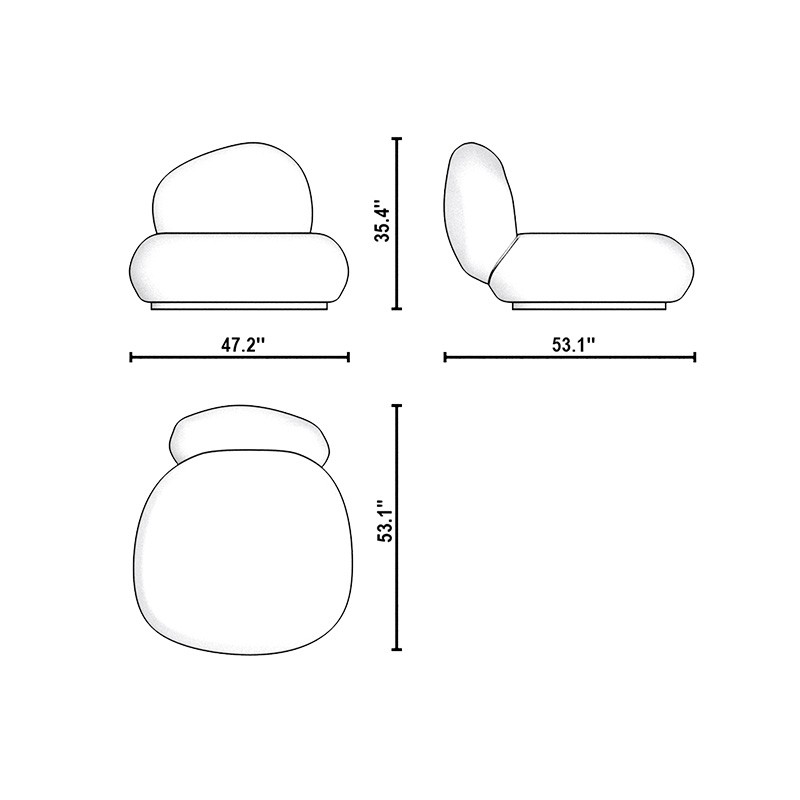 Fuyu Pink Armchair  - Lagu 