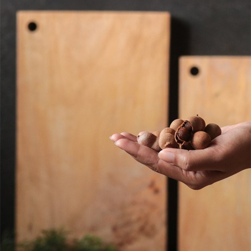 Tamarind Wood Chopping Board Medium Green Heirloom