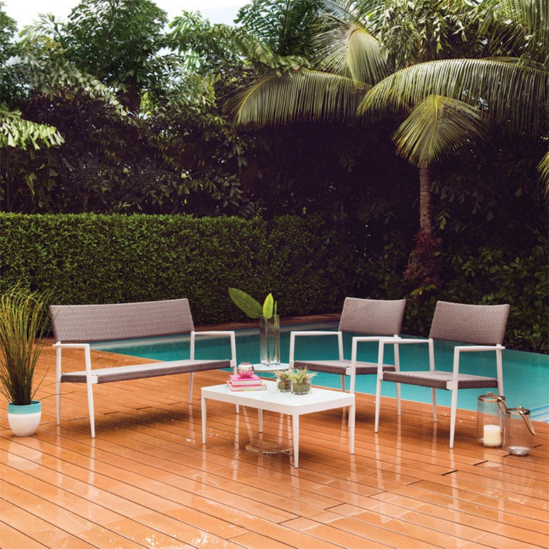 Cancun Loveseat  - Cross Weave 