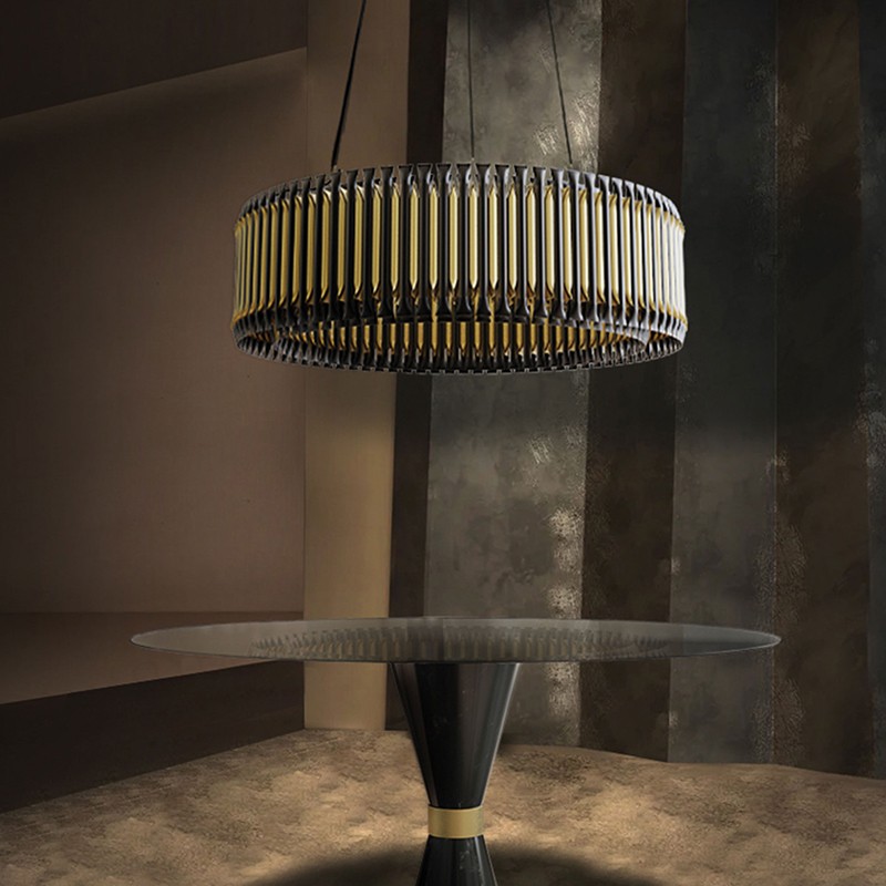 Matheny Round Suspension Mid-Century Club