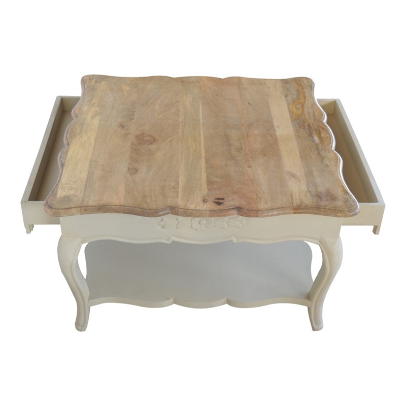Amberly Carved Coffee Table  - Artisan Furniture 