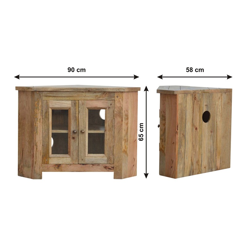 Granary Royale 2 Door Corner TV Cabinet  - Artisan Furniture 