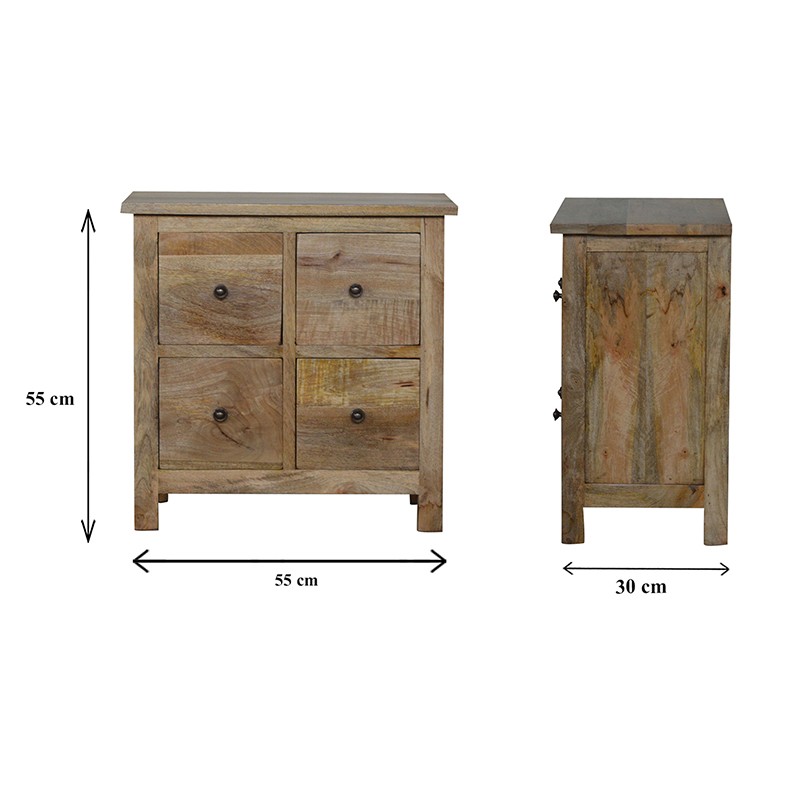 4 Drawer Mini Cabinet  - Artisan Furniture 