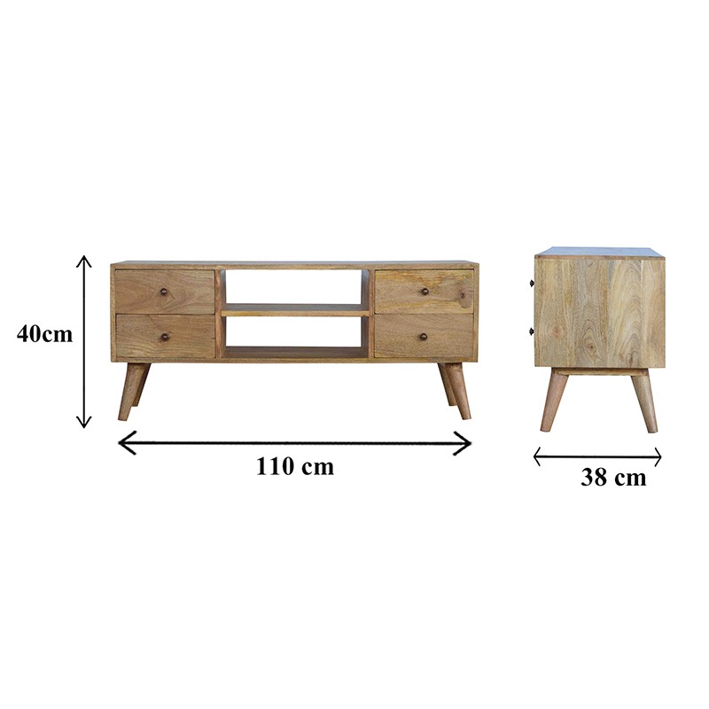 Nordic Entertainment Unit  - Artisan Furniture 