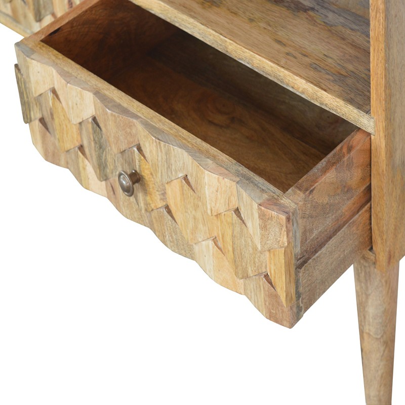 Pineapple Carved Media Unit  - Artisan Furniture 