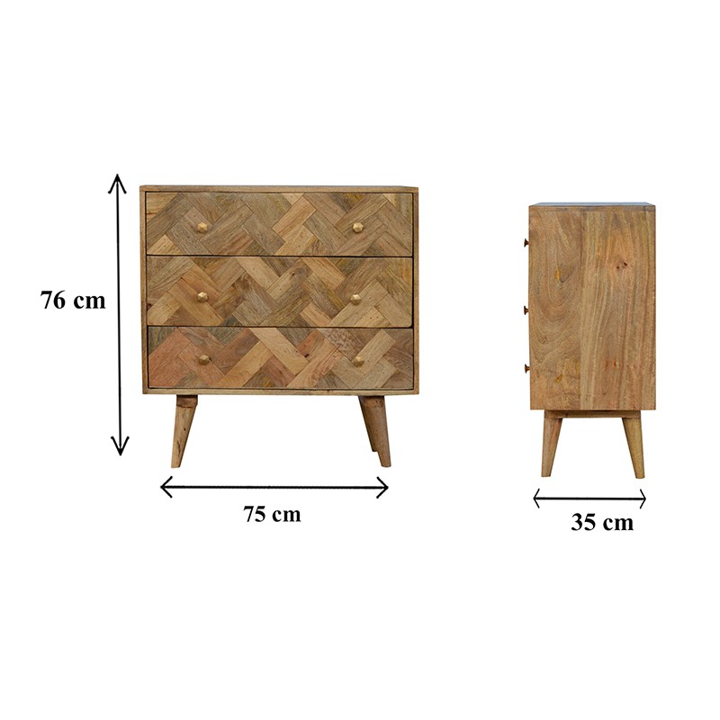 Patchwork Pattern Chest  - Artisan Furniture 