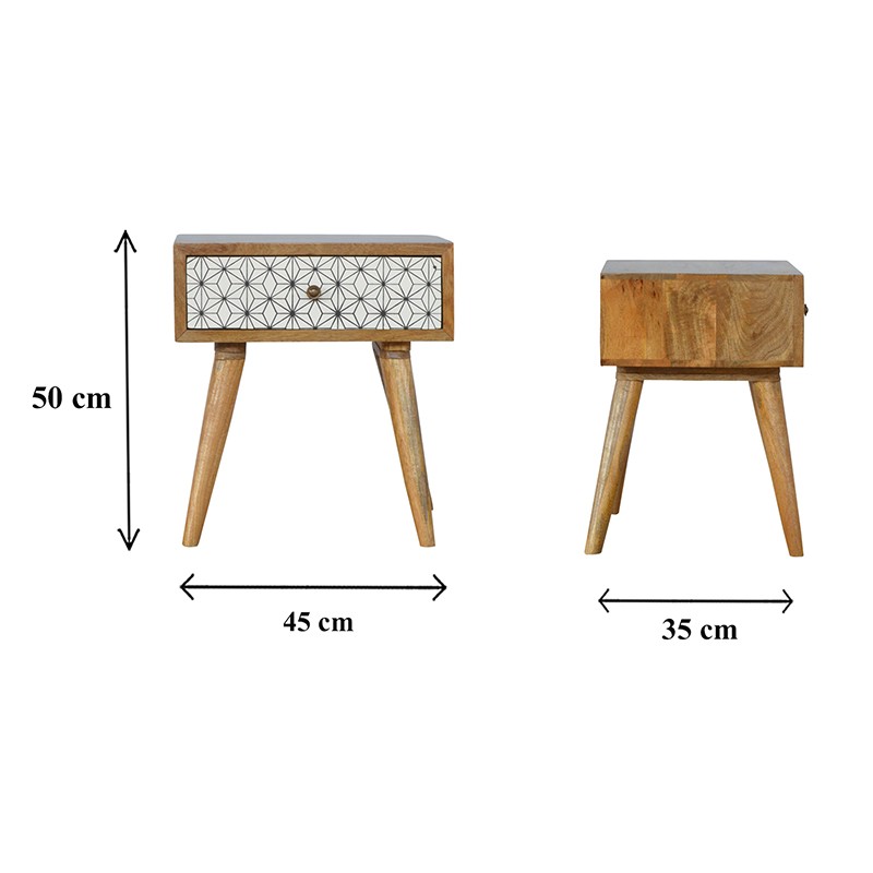 Prima 1 Drawer Bedside  - Artisan Furniture 