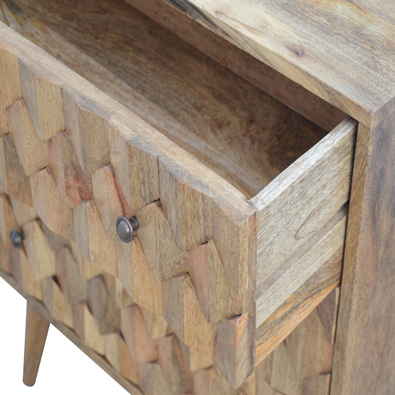 Pineapple Carved Chest  - Artisan Furniture 