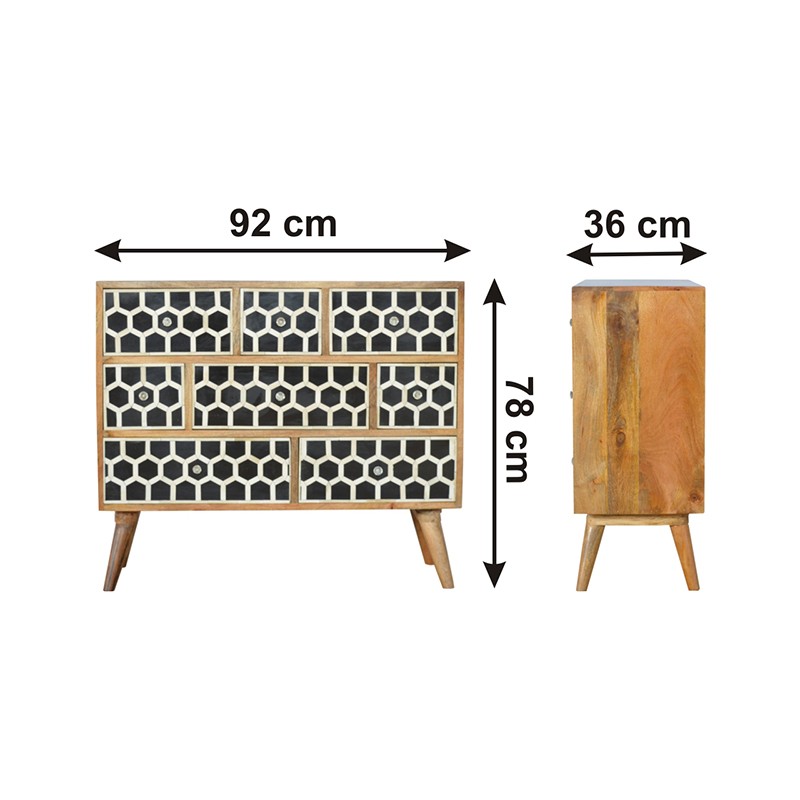 Bone Inlay Chest  - Artisan Furniture 
