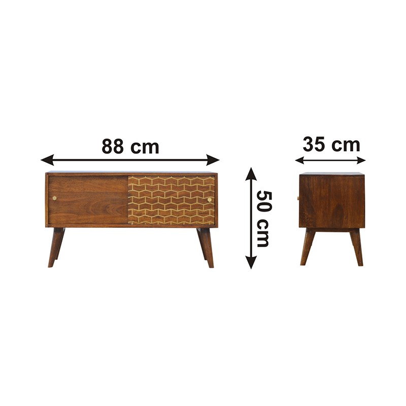 Gold Art Pattern Sideboard  - Artisan Furniture 