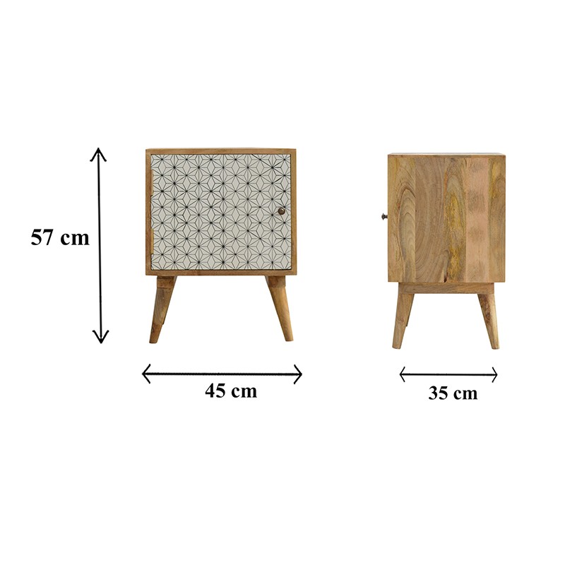 Prima Door Bedside  - Artisan Furniture 