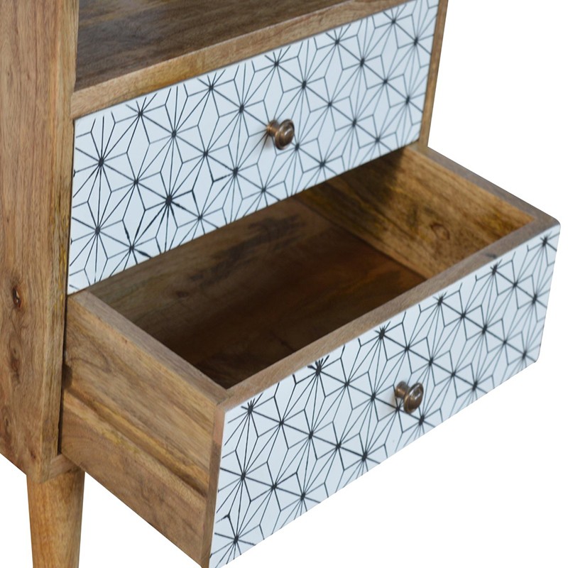 Prima Bedside with Open Slot  - Artisan Furniture 