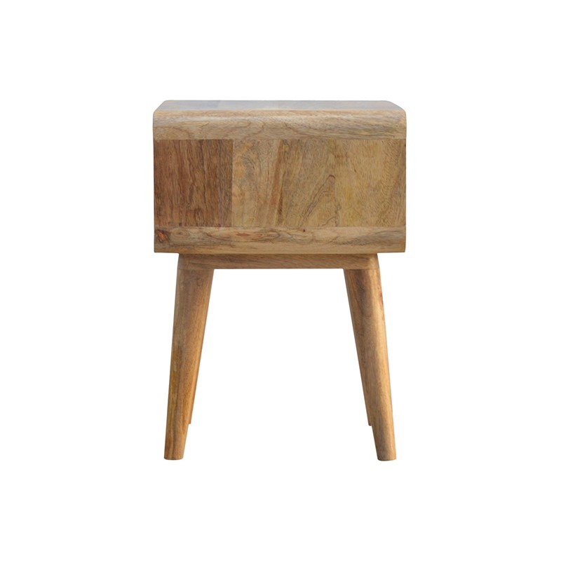 Curved Open Bedside  - Artisan Furniture 
