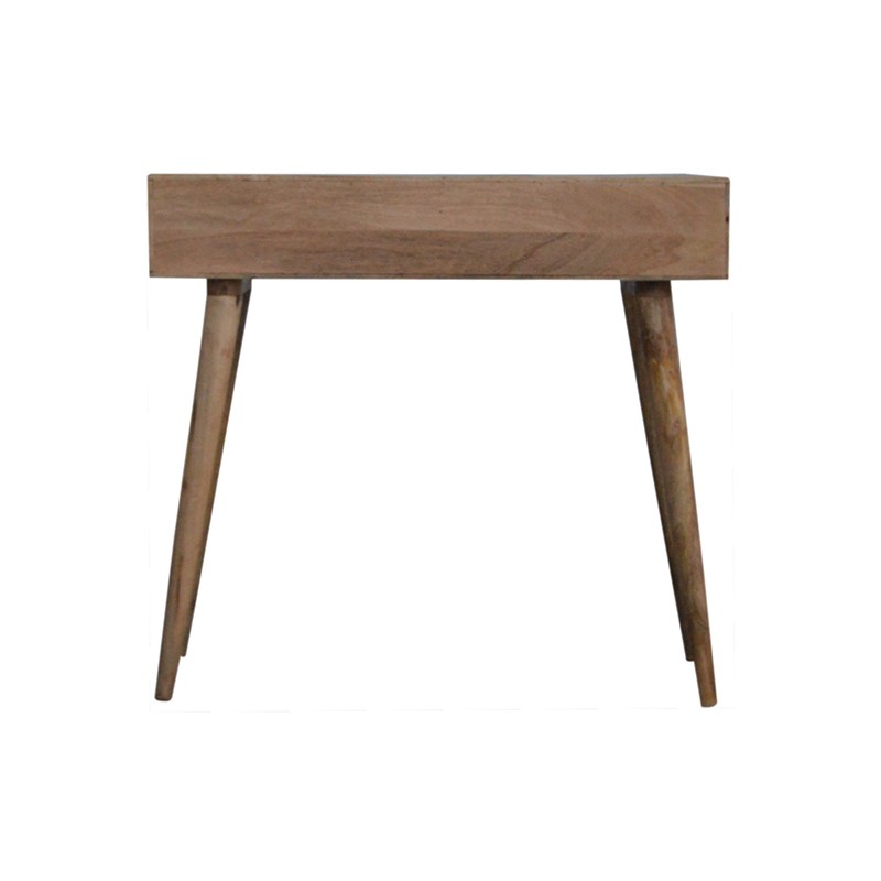Sleek White Carved Console Table  - Artisan Furniture 