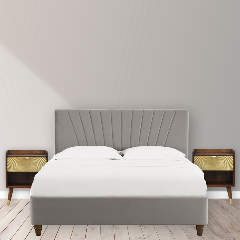 Manila Gold 1 Drawer Bedside Artisan Furniture