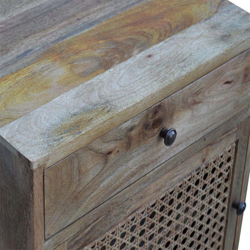 Rattan Door Front Bedside  - Artisan Furniture 