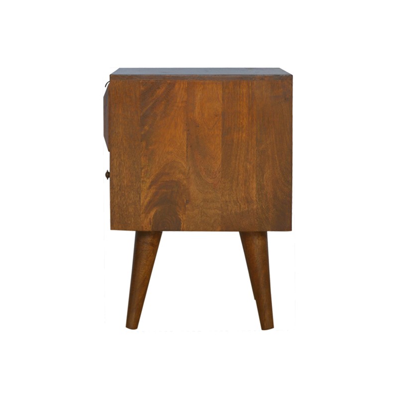 Chestnut Prism Bedside  - Artisan Furniture 