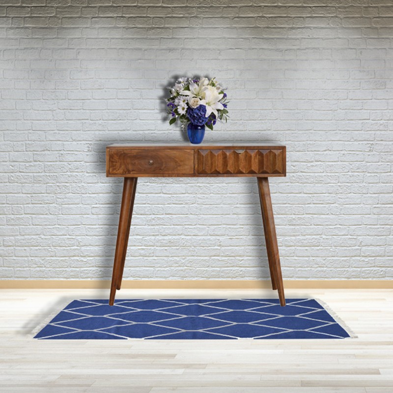 Chestnut Prism Console Table Artisan Furniture