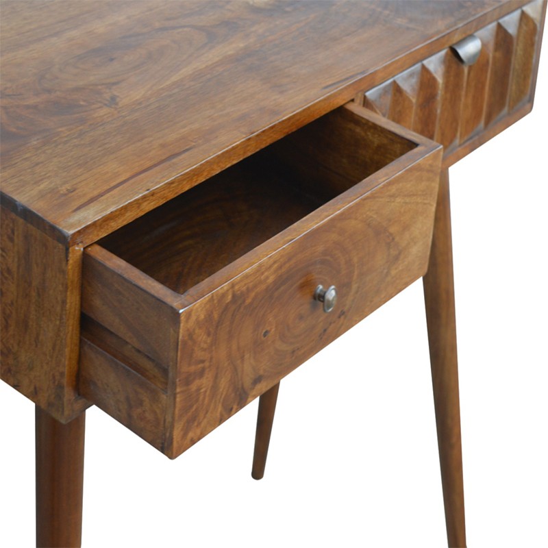 Chestnut Prism Console Table  - Artisan Furniture 