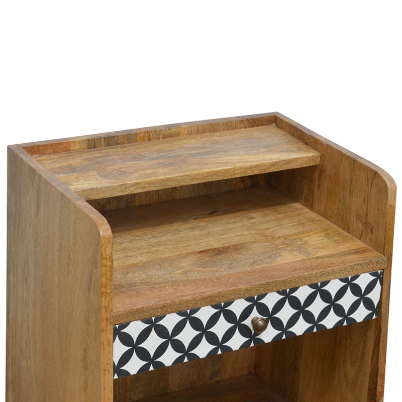 District Diamond Patterned Bedside  - Artisan Furniture 