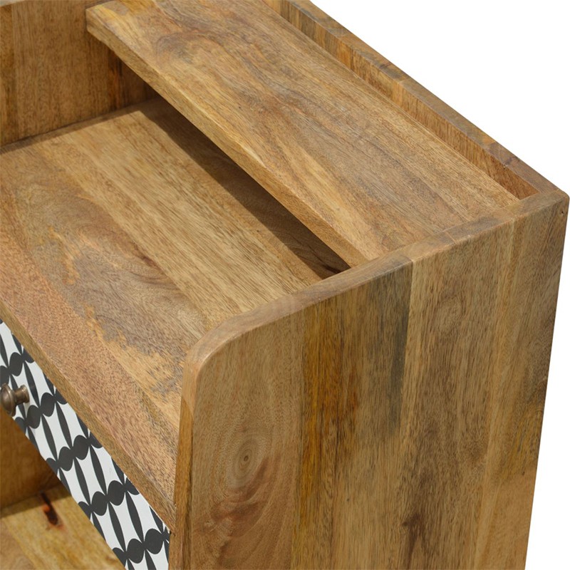 District Diamond Patterned Bedside  - Artisan Furniture 
