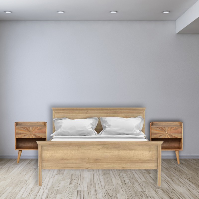 Sunrise Bedside with Open Slot Artisan Furniture