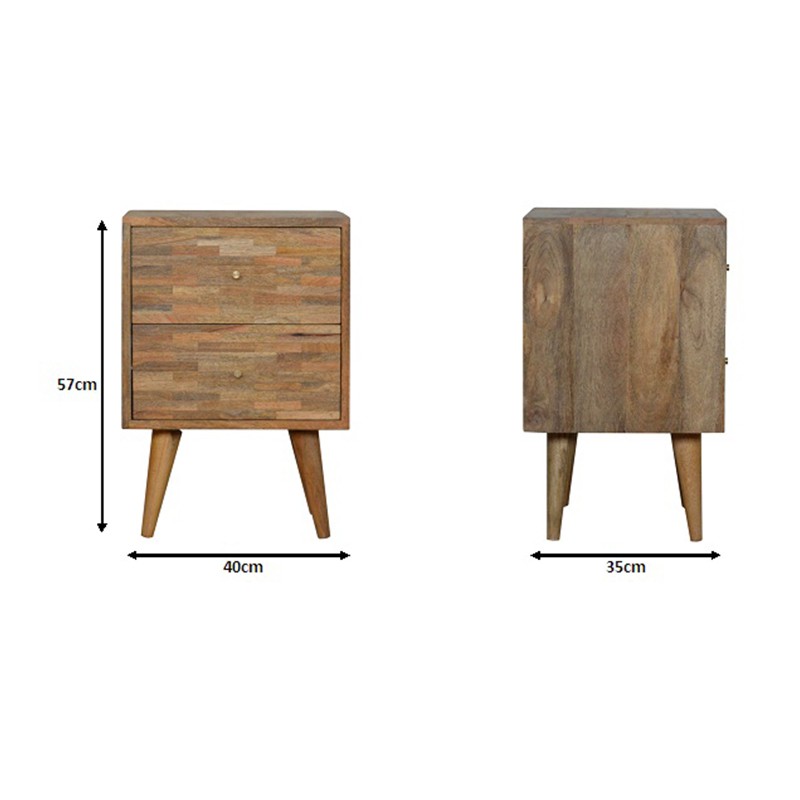 Mixed Bedside  - Artisan Furniture 