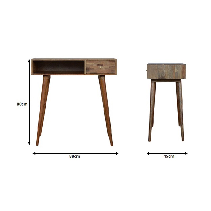 Mixed Oak-ish Writing Desk  - Artisan Furniture 