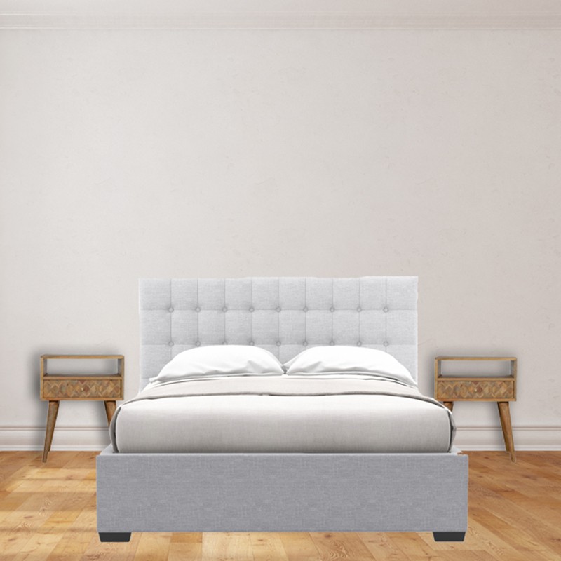 Assorted Oak-ish Bedside with Open Slot Artisan Furniture