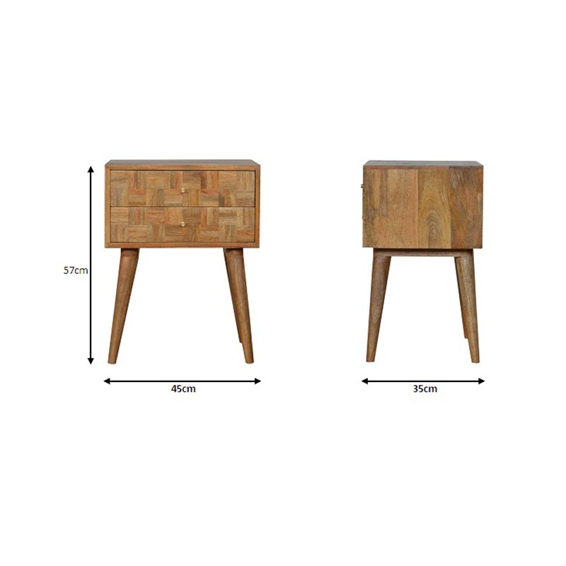 Varied Bedside  - Artisan Furniture 
