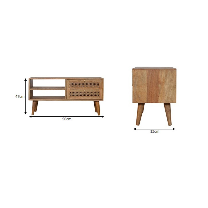 Rattan Media Unit  - Artisan Furniture 