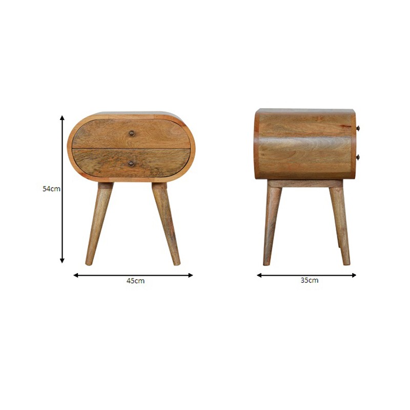 Circular Bedside  - Artisan Furniture 