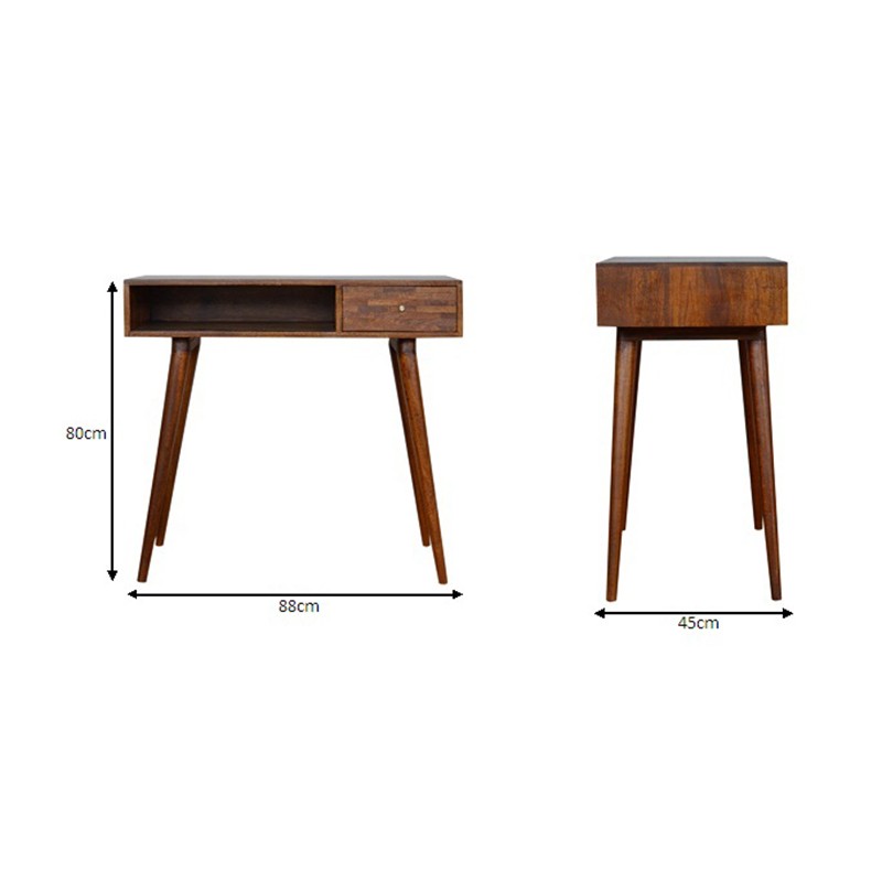 Mixed Chestnut Writing Desk  - Artisan Furniture 