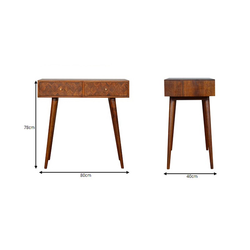 Assorted Chestnut Console Table  - Artisan Furniture 