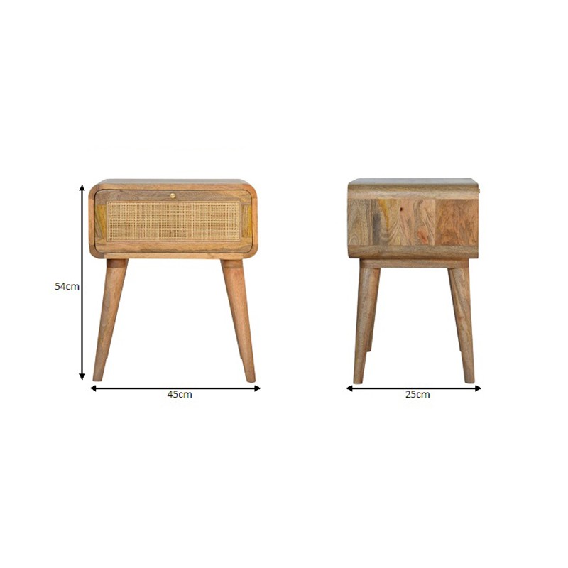 Woven Bedside Table  - Artisan Furniture 