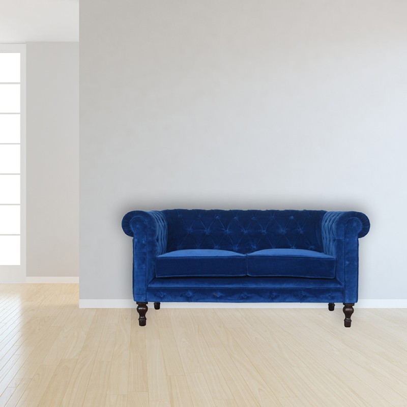 Royal Blue Velvet Chesterfield Sofa Artisan Furniture
