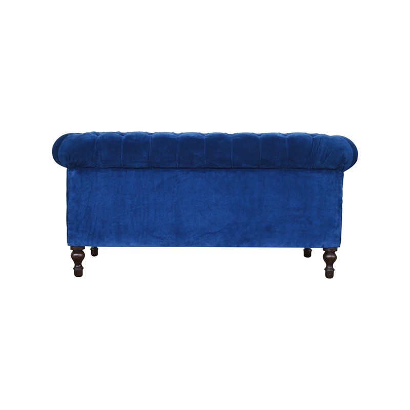 Royal Blue Velvet Chesterfield Sofa  - Artisan Furniture 