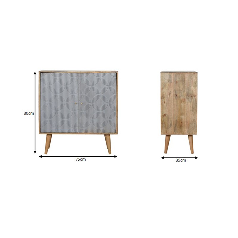 Milan Grey Cabinet  - Artisan Furniture 