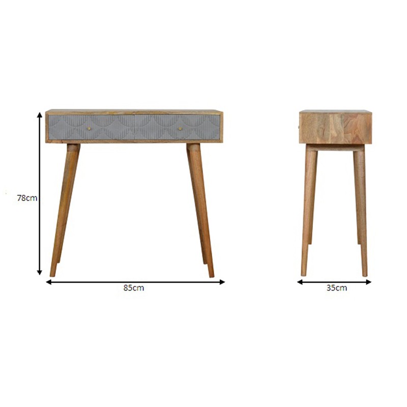 Milan Grey Console Table  - Artisan Furniture 