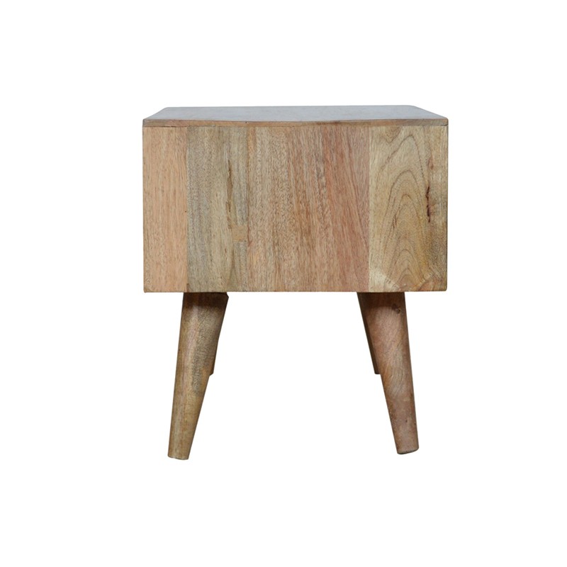 Honeycomb Carved Sliding Door Media Unit  - Artisan Furniture 