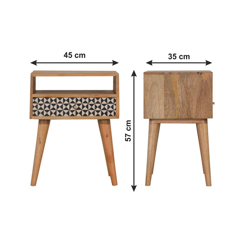Rafina Bedside  - Artisan Furniture 