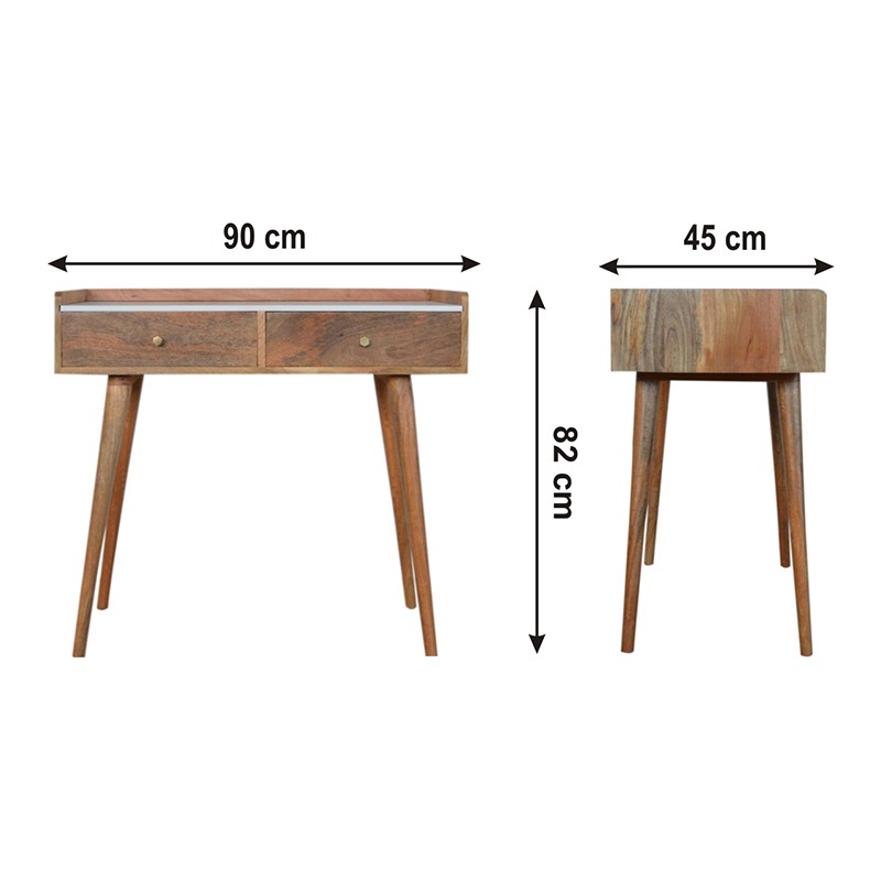 White Marble Top Console Table  - Artisan Furniture 