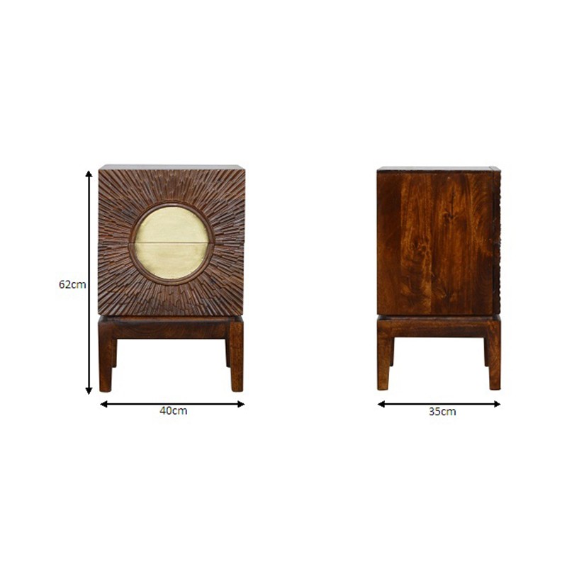 Nero Bedside  - Artisan Furniture 