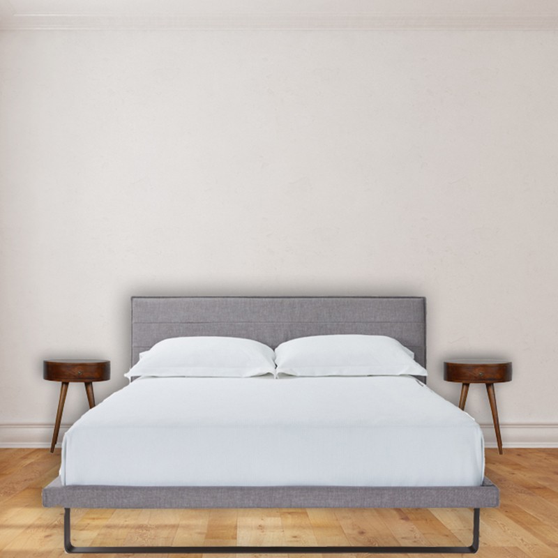 Nordic Chestnut Circular Shaped Bedside Artisan Furniture