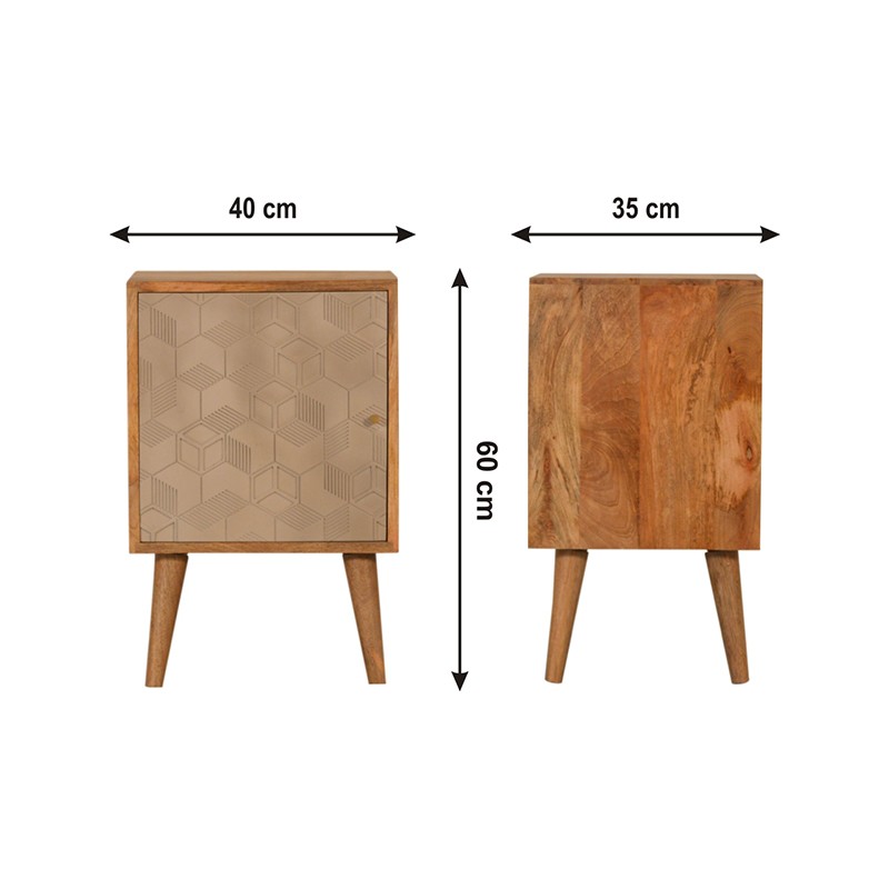 Acadia Bedside  - Artisan Furniture 