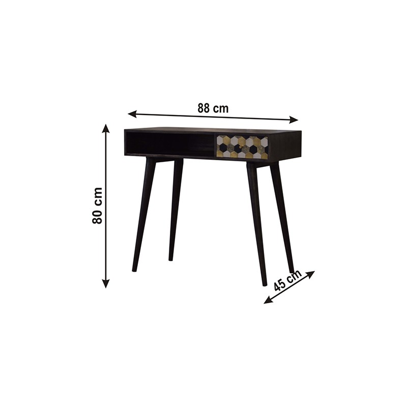 Walnut Block Writing Desk  - Artisan Furniture 