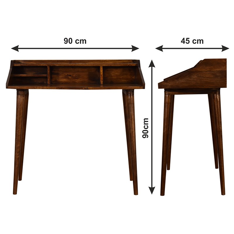 Chestnut Multi Drawer Writing Desk  - Artisan Furniture 