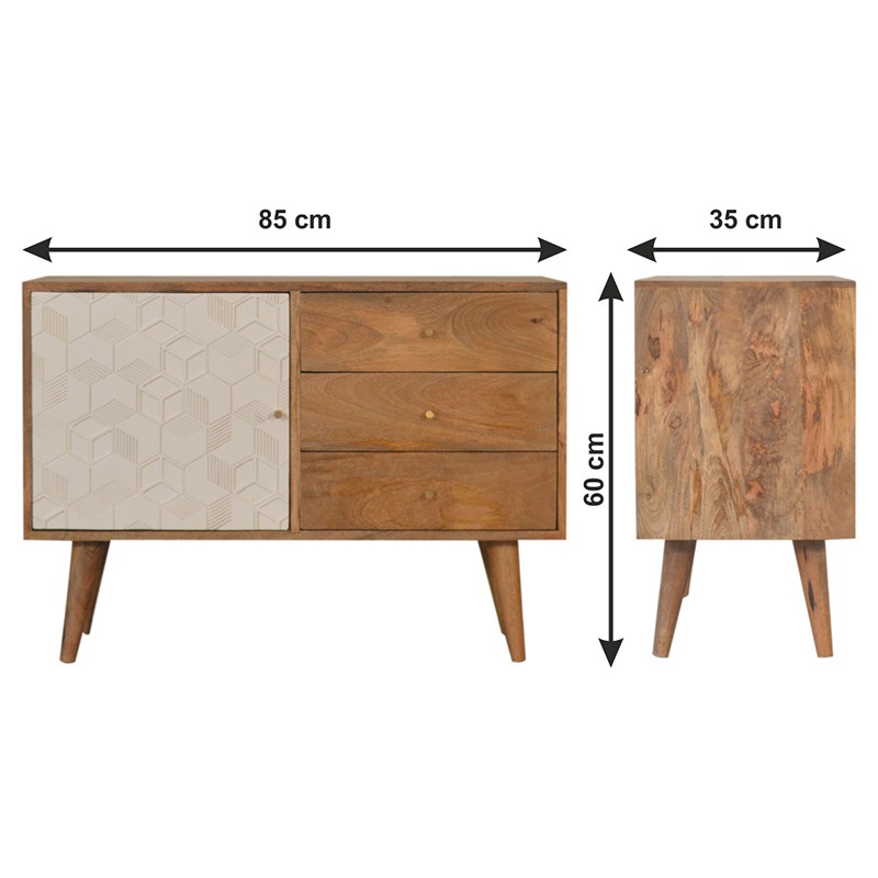 Acadia White Sideboard  - Artisan Furniture 
