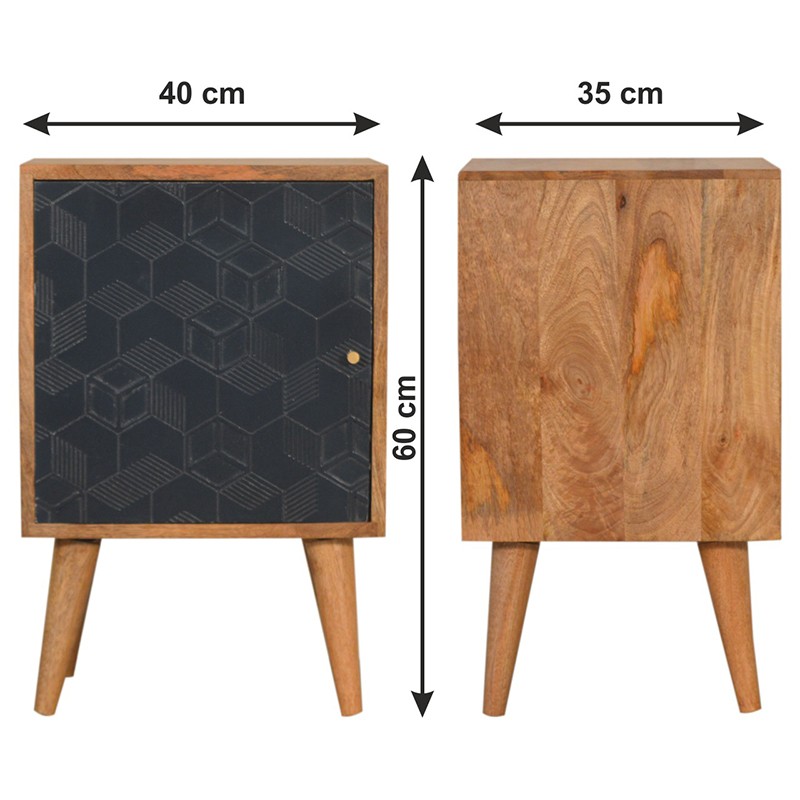 Acadia Navy Bedside  - Artisan Furniture 